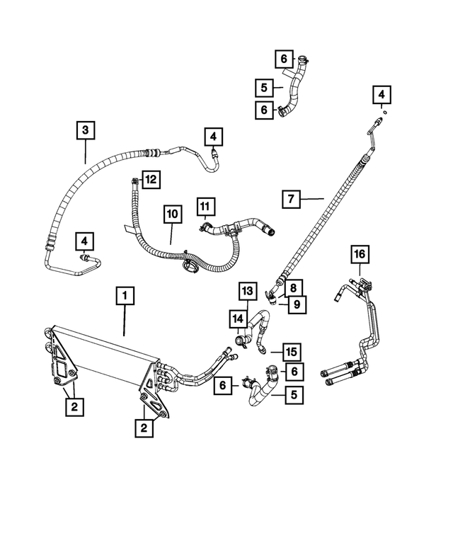 68025417AA - Steering: Hex Head Bolt And Coned Washer for Mopar Image image