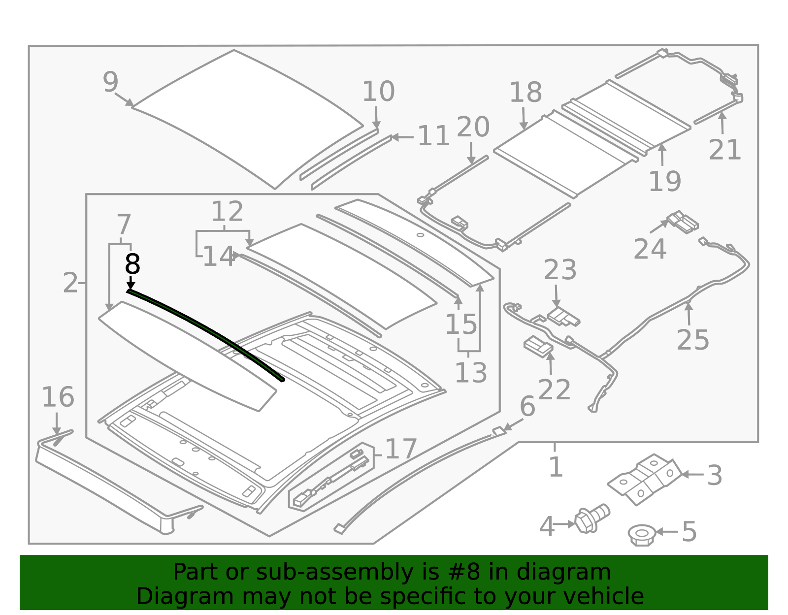 2023-2025 Genesis G90 Front Weather-Strip 81624-T4000 | OEM Parts Online