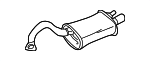 MR552681 - Exhaust: Exhaust Muffler for Mitsubishi Image