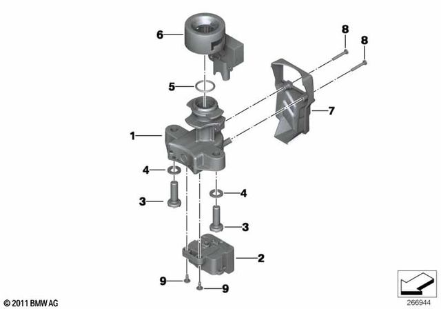 51257700072 - Body Equipment: Steering Lock Housing -  for BMW-Motorrad Image image
