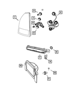68031530AA - Electrical: Tail Lamp Wiring for Dodge: Charger Image
