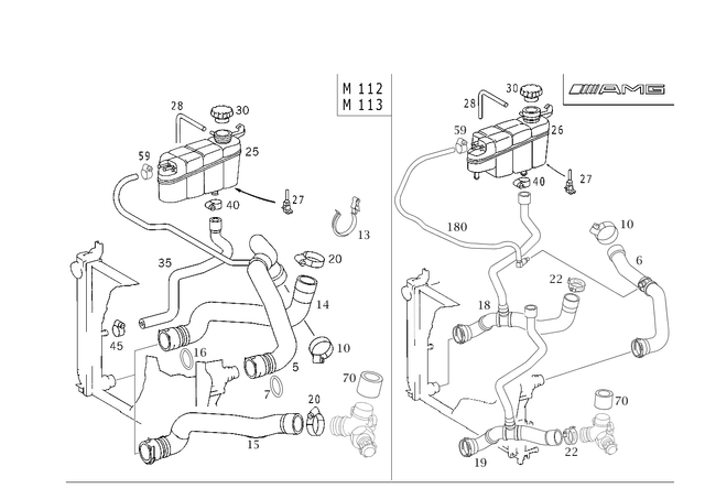 2205015082 - : Hose for Mercedes-Benz Image