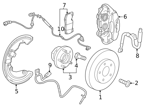 Front Brakes for 2025 Cadillac CT4 #1