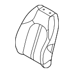 88460L3030HS4 - Body: Seat Back Cover for Kia: K5 Image