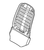 88390L3000WK - Body: Seat Back Panel for Kia: K5 Image