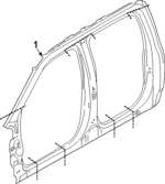 PC3Z26211A10A - Body: Aperture Panel for Ford: F-250 Super Duty, F-350 Super Duty, F-450 Super Duty Image