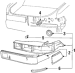 F26Y13404A - Electrical: Tail Lamp Assembly for Mercury: Topaz Image