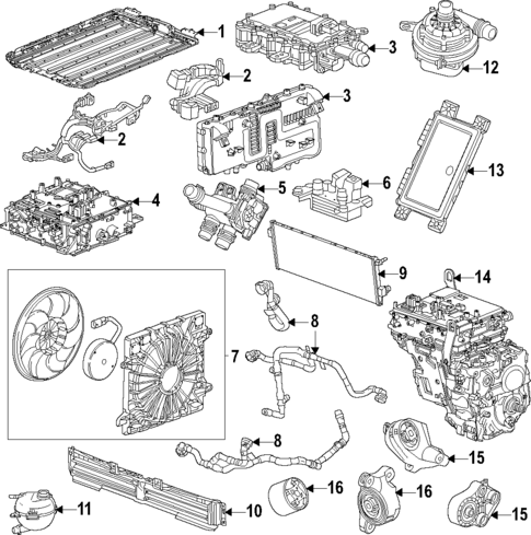 Cooling System for 2023 Cadillac LYRIQ #0