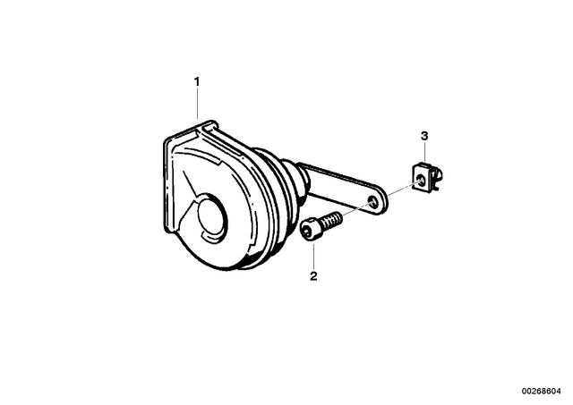 61331371914 - General Electrical System: Horn - Fiamm 410hz for BMW-Motorrad Image