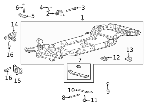 Engine & Trans Mounting for 2025 Ford Bronco #0