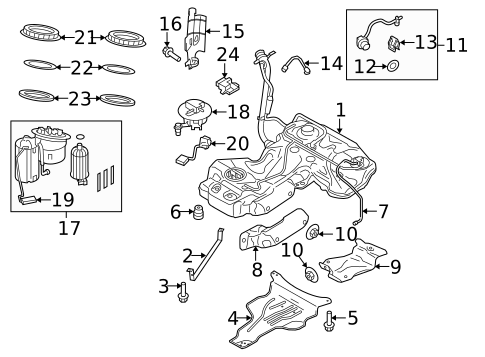 Fuel System Components for 2014 Audi allroad #0