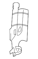 8K0201974A - Fuel System: Protect Plate for Audi: A4, A4 Quattro, A5 Quattro, allroad, S4, S5 Image