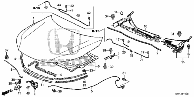 Engine Hood for 2014 Honda Accord #0
