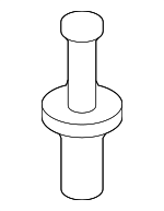 92152011 - Body: Bumper Cover Rivet for Saab Image