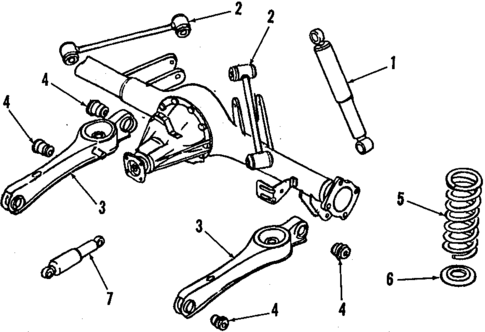 Rear Suspension for 1984 Nissan Maxima #1
