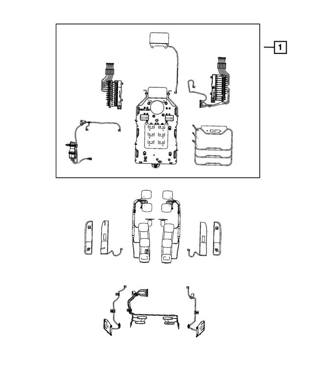 « 68672879AA –  : Massage De Dossier De Siège AlvÉole pour Mopar Image »