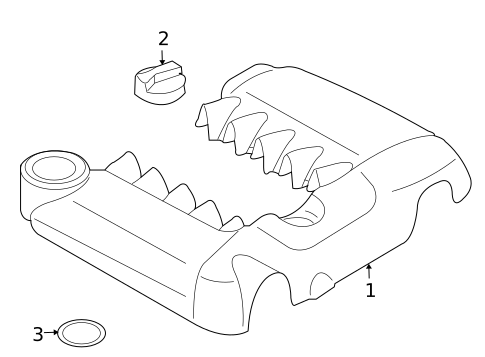 Cylinder Block Components for 2006 Porsche Cayenne #1