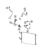 68564596AA - : Radiator Inlet Hose for Mopar Image