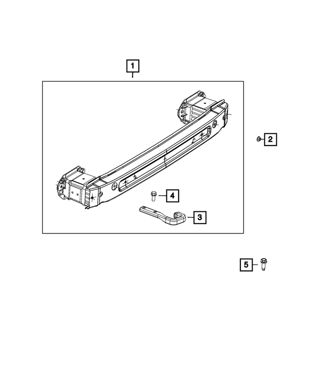 68394226AA - Frame, Bumper and Fascia: Nut for Mopar Image