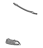 51118056798 - Body: Lamp Cover for BMW: 228i, 228i xDrive, 230i, 230i xDrive, M235i, M235i xDrive, M240i, M240i xDrive Image