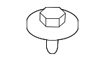7149126886 - Body: Bumper Cover Bolt for BMW Image