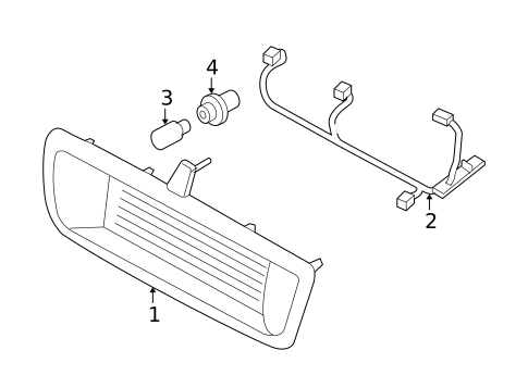 License Lamps for 2008 Lincoln Town Car #0