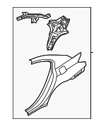 701003MA00 - : Quarter Panel Assembly for Hyundai Image