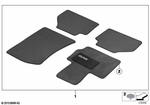 7149166608 - Retrofitting / Conversion / Accessories: Hook&amp;Loop Element with Bayonet Fastener for BMW Image
