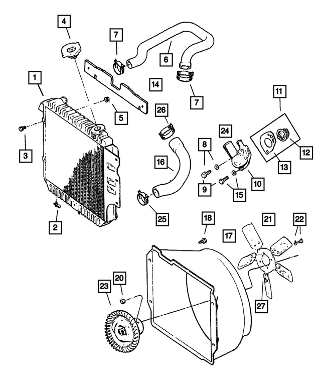 53010554AA - : Thermostat Housing Seal for Mopar Image