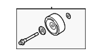 11925JA11A - Cooling System: Idler Pulley for Nissan: Altima, Maxima, Murano, Quest Image