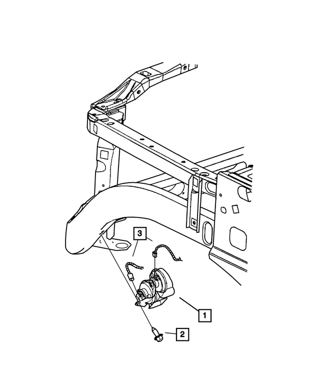 56043181AD - Electrical: Horn And Bracket for Mopar Image image
