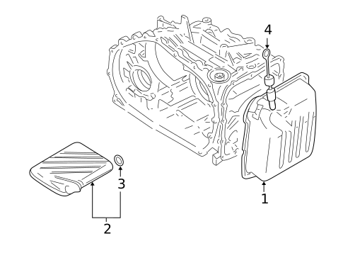 Transaxle Parts for 2003 Chrysler Sebring #1