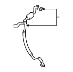 924806CB0A - : A/C Refrigerant Suction Hose for Nissan: Altima Image
