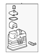 84080054 - Emission System: Vapor Canister for Buick: LaCrosse, Regal | Cadillac: XTS Image