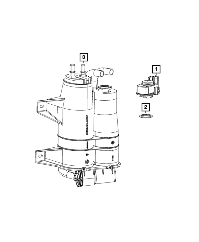 68403001AA - Electrical: Evaporative System Integrity Module Detector for Mopar Image