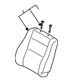 883003E000FC4 - : Seat Back Assembly for Kia: Sorento Image