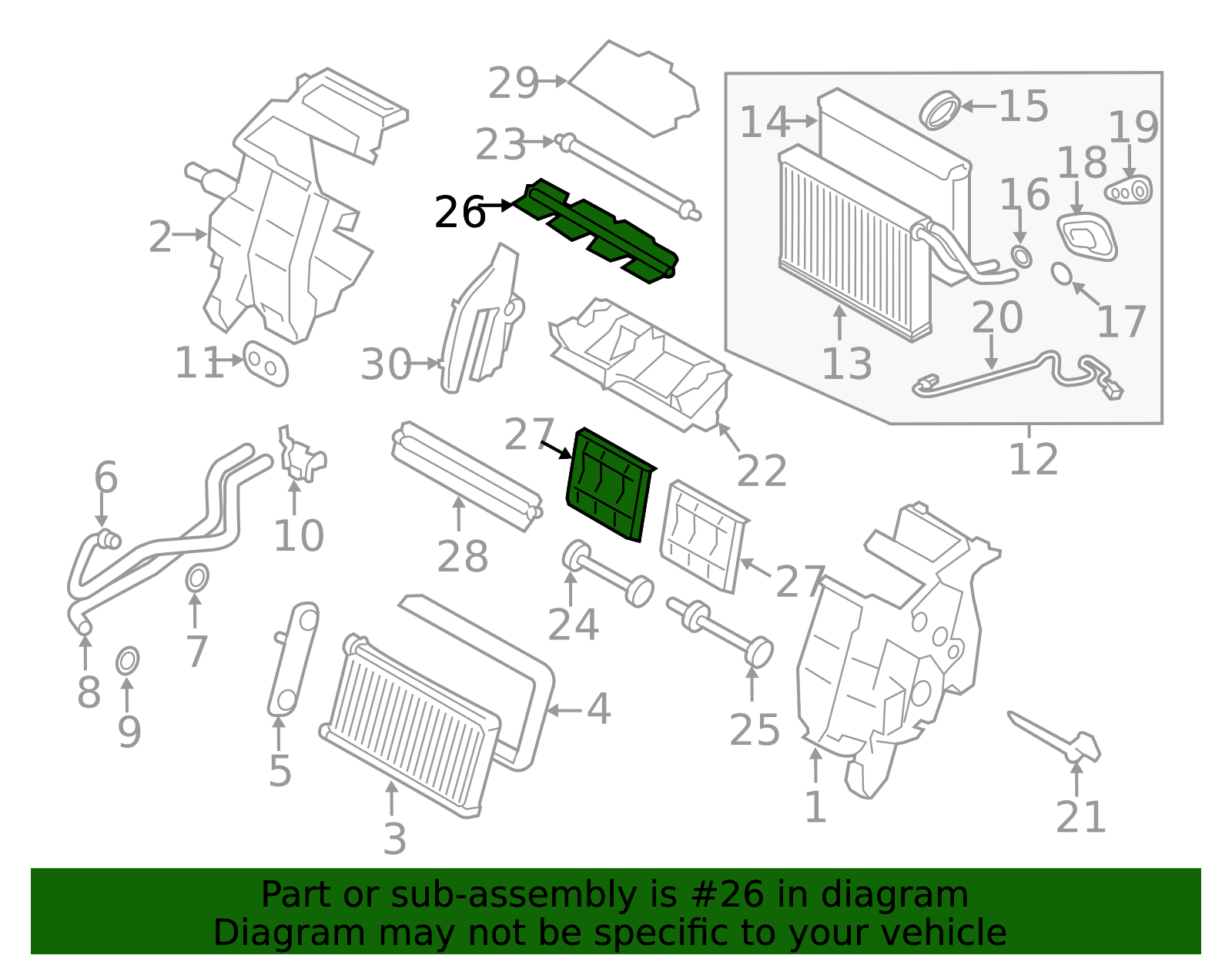 2019-2025 Subaru Shutter 72162FL000 | Subaru Parts Pros - South
