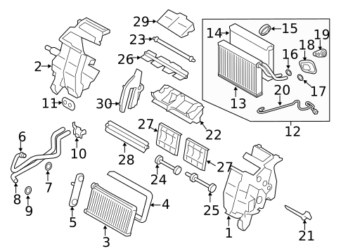 HVAC Case for 2024 Subaru Forester #0