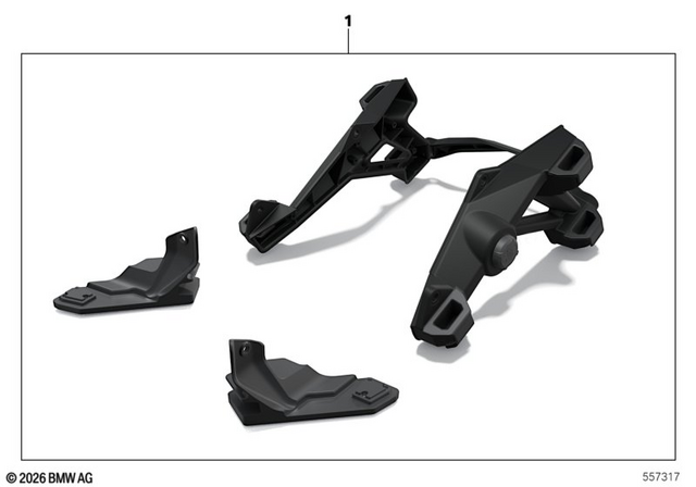 46545B604A8 - : Mount, Case Hook, Large for BMW-Motorrad Image