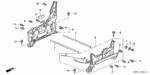 81231SX0003ZA - Interior/Bumper: KNOB, R. RECLINING *G38L* (JADE GREEN) for Honda Image