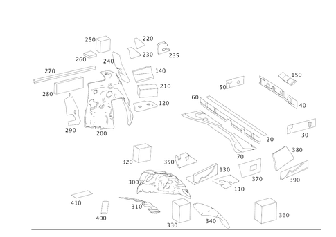 Rear Pillar and Trunk Damping for 2020 Mercedes-Benz GLC 63 AMG&reg; S #0