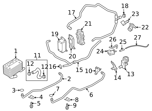 Trans Oil Cooler for 2023 Porsche 911 #4