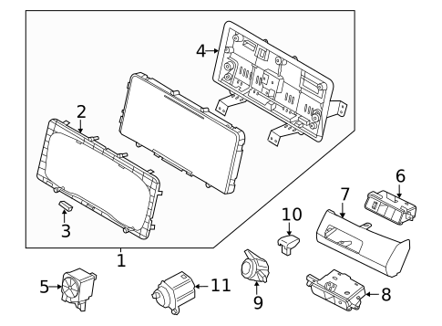 Switches for 2022 Hyundai Santa Fe #1