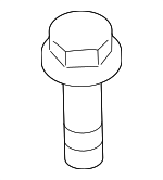 6511167AA - Body: Bumper Cover Screw for Mopar Image