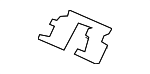 43237TLAA01 - Brakes: Disc Brake Pad Retaining Clip for Honda Image