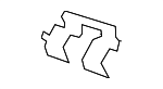 45237THAH01 - Brakes: Disc Brake Pad Retaining Clip for Honda Image
