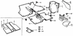 72822664621A - : Floor Mat, R Front *NH1L* (Black) for Honda Image