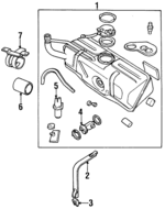 NNA5908HL - Fuel System: Fuel Tank Assembly for Jaguar Image
