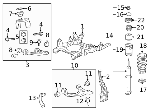 Shocks & Struts for 2012 Cadillac CTS #0