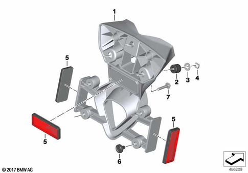 Rear Wheel Cover, License Plate Bracket for 2023 BMW-Motorrad G 310 GS #1